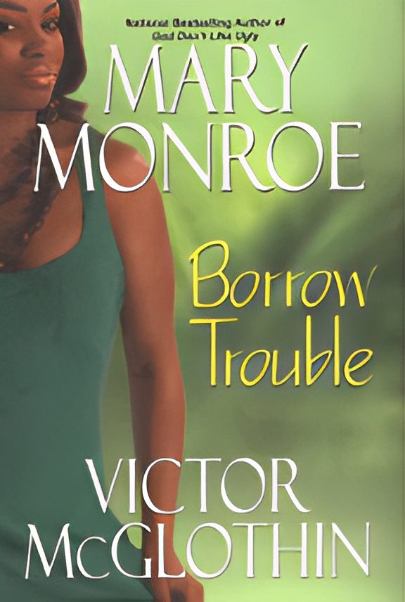 Book cover featuring a woman in a green dress and bold yellow title text.